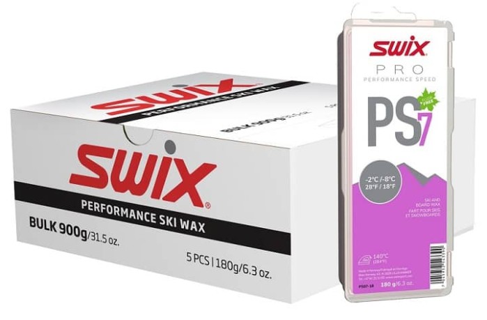 Парафин SWIX PS7 Violet -2-8° 180g б/к