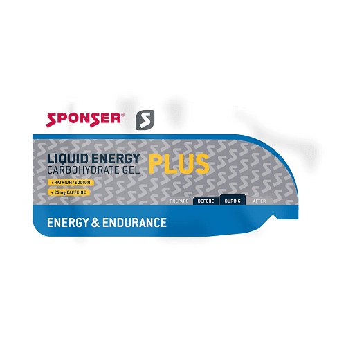 Гель SPONSER Liquid Energy Plus 35g в магазине Sport-Nordic.ru.