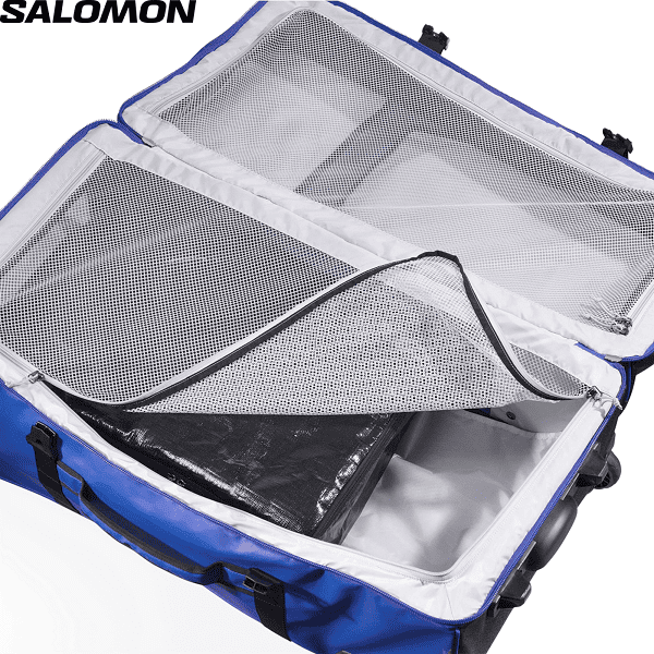 Сумка SALOMON Race Trip Container Blue 130л в магазине Sport-Nordic.ru.
