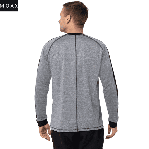 Термофутболка MOAX Uhta Crew Grey Man в магазине Sport-Nordic.ru.