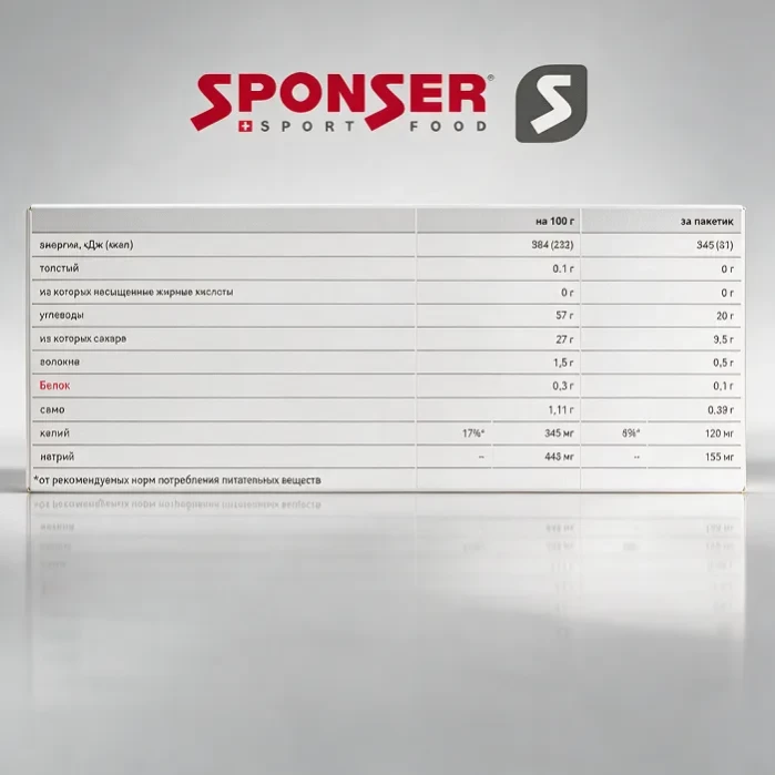 Гель SPONSER Energy Plus Salty 35гр