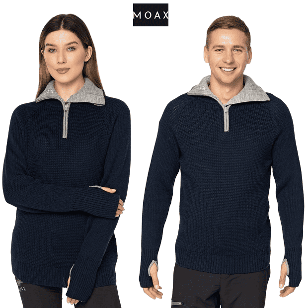 Свитер MOAX Komi Dark Blue UX в магазине Sport-Nordic.ru.