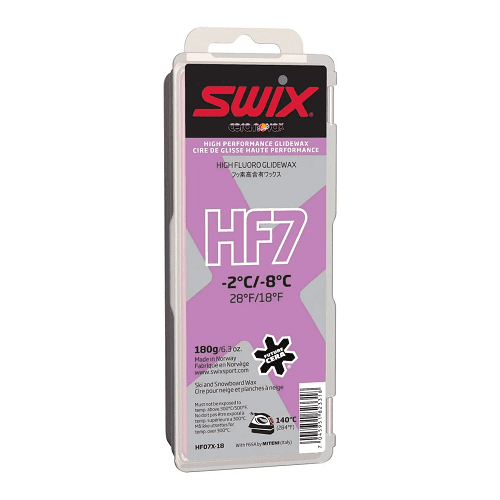 Парафин SWIX HF7X -2-8° 180g в магазине Sport-Nordic.ru.
