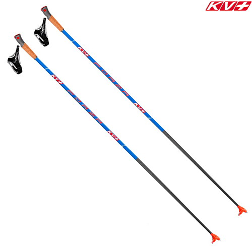 Лыжные палки KV+ Forza Clip Blue New в магазине Sport-Nordic.ru.