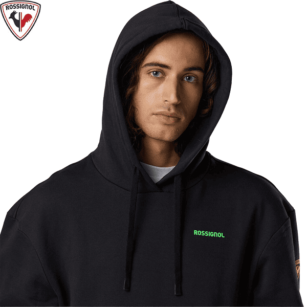 Кофта ROSSIGNOL Hero Hoodie Black Man в магазине Sport-Nordic.ru.