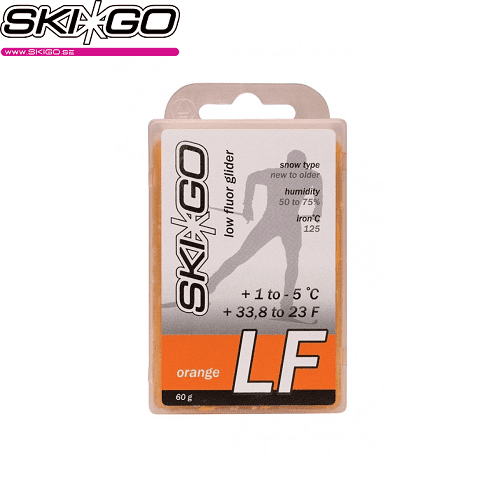 Парафин SkiGo LF Orange +1-5° 60g в магазине Sport-Nordic.ru.