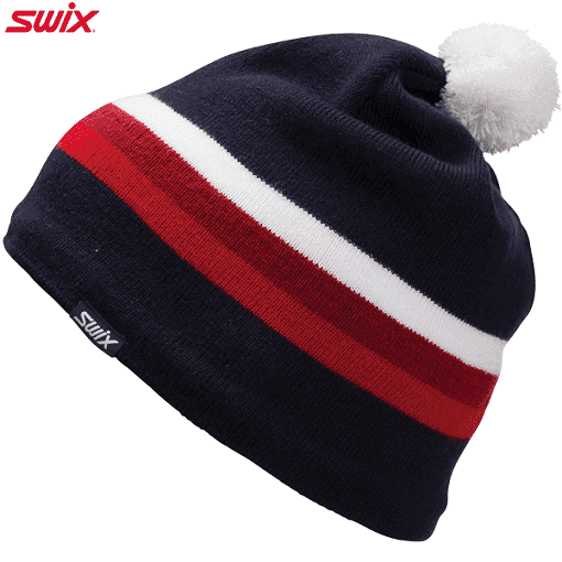 Шапка SWIX Marka Dark Navy/Red в магазине Sport-Nordic.ru.