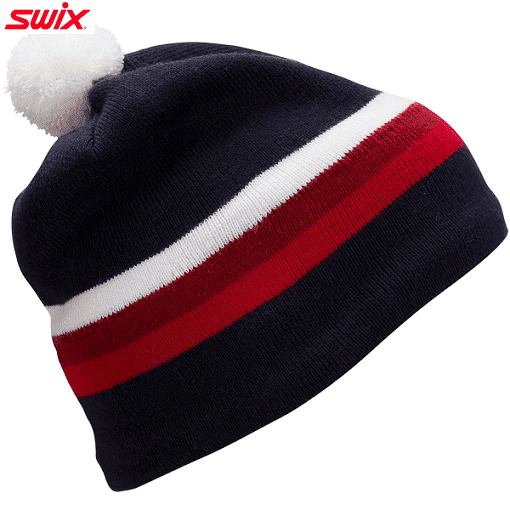 Шапка SWIX Marka Dark Navy/Red в магазине Sport-Nordic.ru.