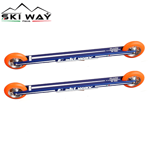 Лыжероллеры SKI WAY Flash 530 Orange 82A Ceramic в магазине Sport-Nordic.ru.