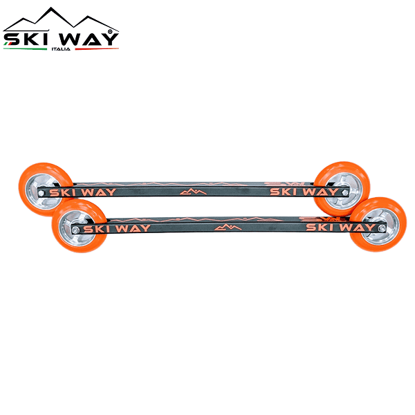 Лыжероллеры SKI WAY Flash 530 Orange 82A Ceramic в магазине Sport-Nordic.ru.