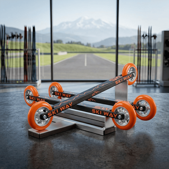 Лыжероллеры SKI WAY Flash 530 Orange 82A Ceramic