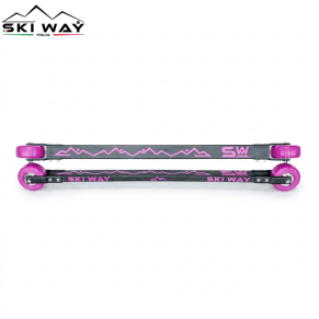 Лыжероллеры SKI WAY Progress R Pink 78A Ceramic Classic