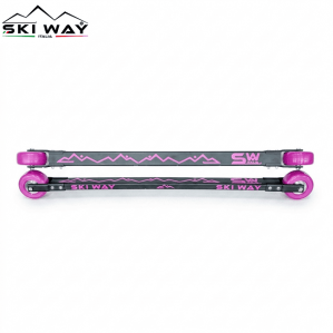 Лыжероллеры SKI WAY Progress R Pink 78A Ceramic Classic