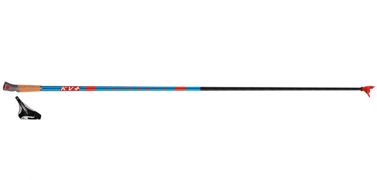  Лыжные палки KV+ Tempesta Clip Blue 23P007 в магазине Sport-Nordic.ru.