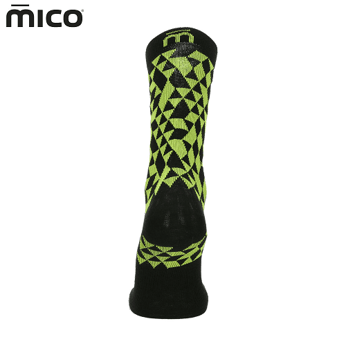 Носки MICO Warm Control Merinos Nero Giallo Fluo в магазине Sport-Nordic.ru.