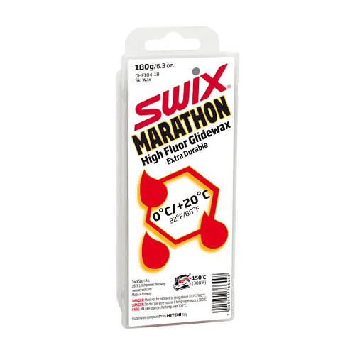 Парафин SWIX Marathon White 0+20° 180g