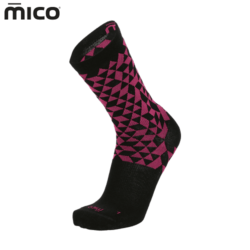 Носки MICO Warm Control Merinos Nero Fucsia в магазине Sport-Nordic.ru.
