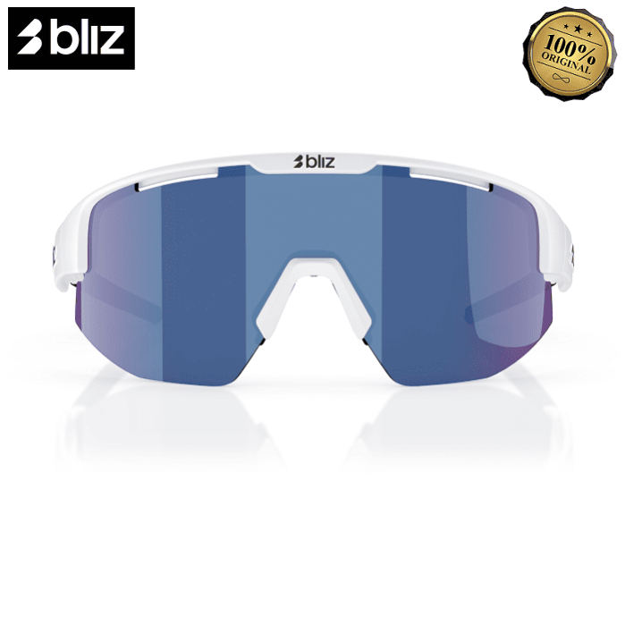 Очки BLIZ Matrix Shiny White Smoke Blue Multi в магазине Sport-Nordic.ru.