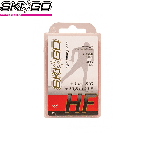 Парафин SKIGO HF Red +1°-5° 45g в магазине Sport-Nordic.ru.