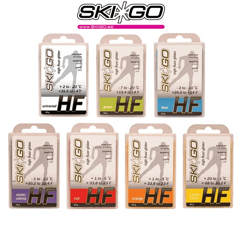 Парафин SKIGO HF Red +1°-5° 45g в магазине Sport-Nordic.ru.