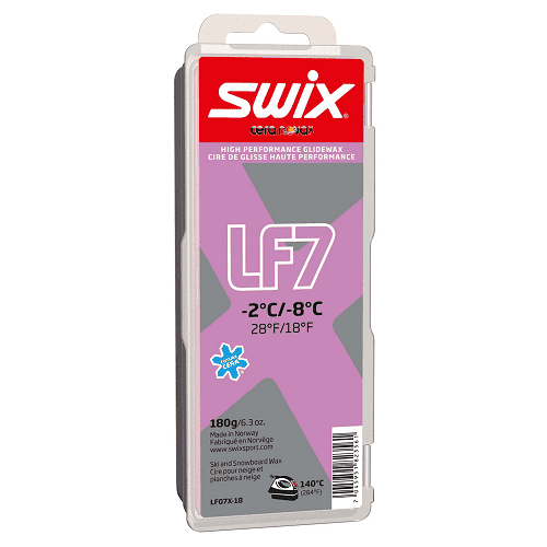 Парафин SWIX LF7X -2-8° 180g в магазине Sport-Nordic.ru.