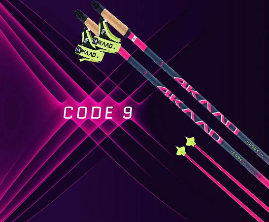 Лыжные палки 4KAAD Code 9 Pink в магазине Sport-Nordic.ru.