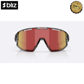 Очки BLIZ Fusion Transparent Dark Grey Brow Red Multi