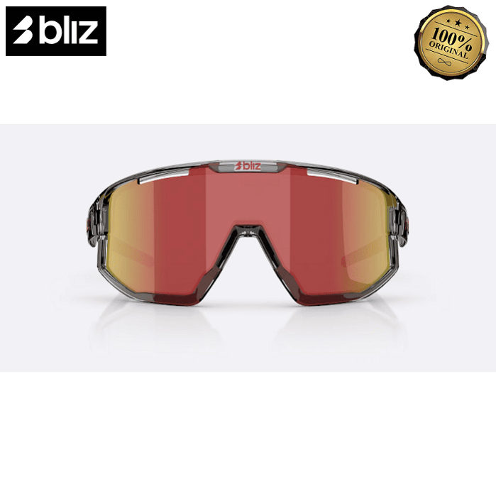 Очки BLIZ Fusion Transparent Dark Grey Brow Red Multi в магазине Sport-Nordic.ru.