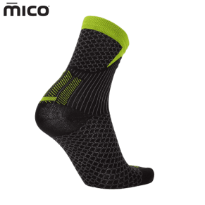 Носки MICO M1 Trail Run Crew Black Yellow