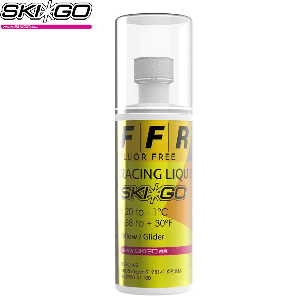 Эмульсия SKIGO FFR Racing Yellow +20-1° 80ml в магазине Sport-Nordic.ru.