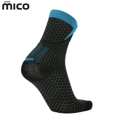 Носки MICO M1 Trail Run Crew Black Blue в магазине Sport-Nordic.ru.