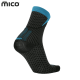 Носки MICO M1 Trail Run Crew Black Blue в магазине Sport-Nordic.ru.