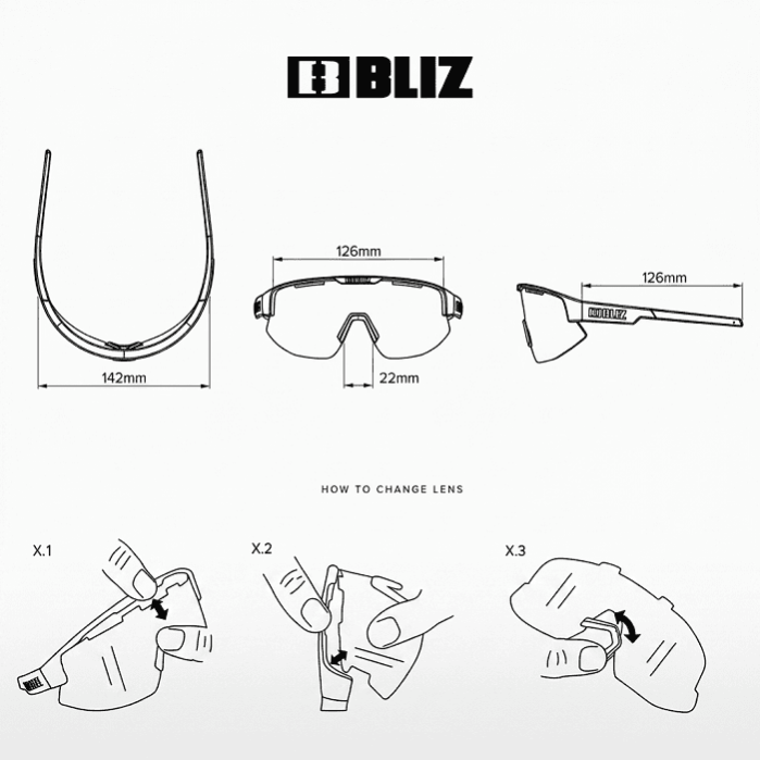 Очки BLIZ Fusion Transparant Blue Smoke Blue Multi в магазине Sport-Nordic.ru.