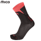 Носки MICO M1 Trail Run Crew Black Pink в магазине Sport-Nordic.ru.