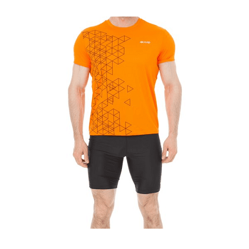 Футболка 4KAAD Triangle Orange Man в магазине Sport-Nordic.ru.