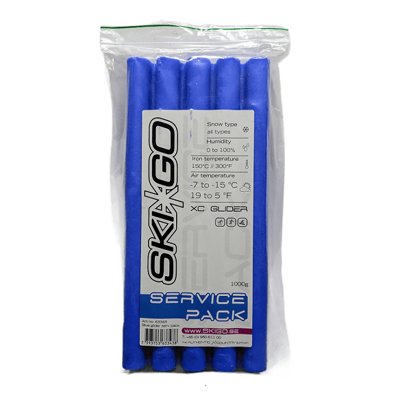 Парафин SKIGO XC Blue -7-15° Service Pack 1000g в магазине Sport-Nordic.ru.