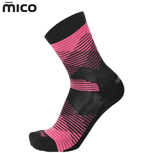 Носки MICO Extra Dry Outlast Black Pink в магазине Sport-Nordic.ru.