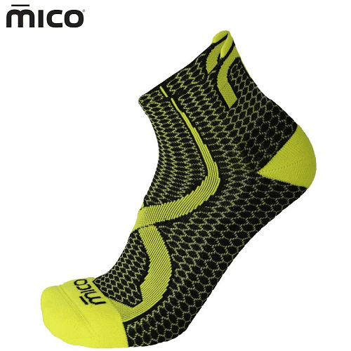 Носки MICO Odor Zero XT2 Trail Yellow Black в магазине Sport-Nordic.ru.
