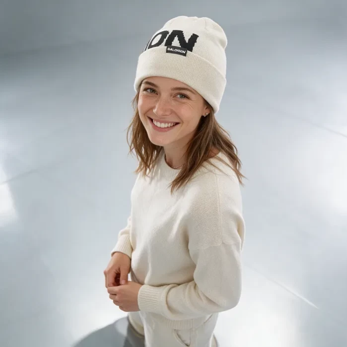 Шапка SALOMON Hermitage Beanie Whisper White