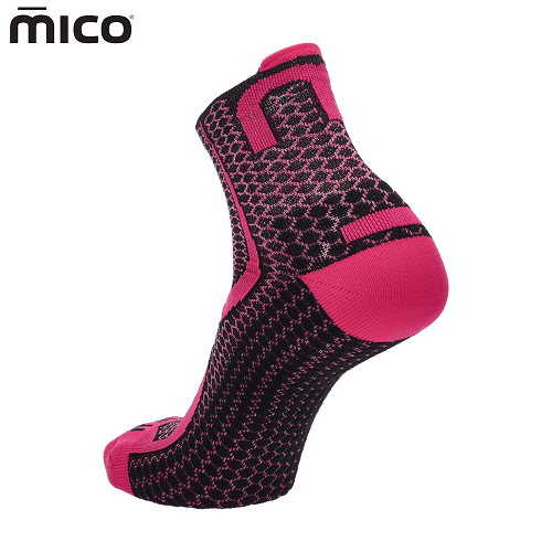 Носки MICO Odor Zero XT2 Trail Pink Black в магазине Sport-Nordic.ru.