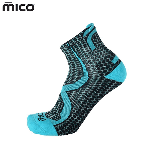 Носки MICO Odor Zero XT2 Trail Nero Turchese