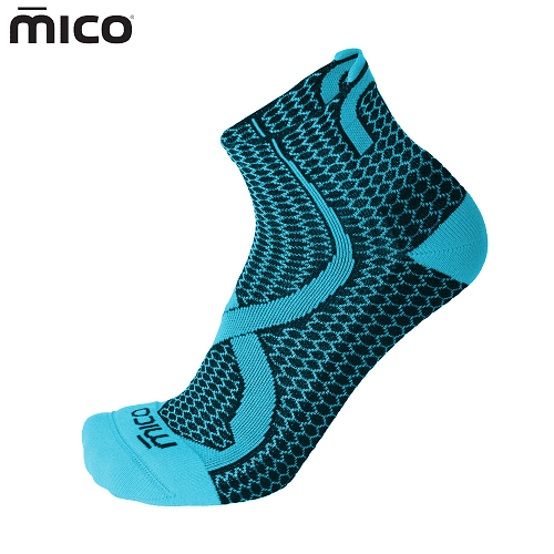 Носки MICO Odor Zero XT2 Trail Nero Turchese