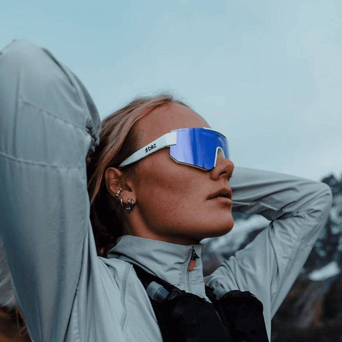 Очки BLIZ P005 Matte Black Nano Optics Violet Blue Multi в магазине Sport-Nordic.ru.