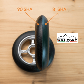 Колесо SKI WAY Black Green 90-81A Flash 530