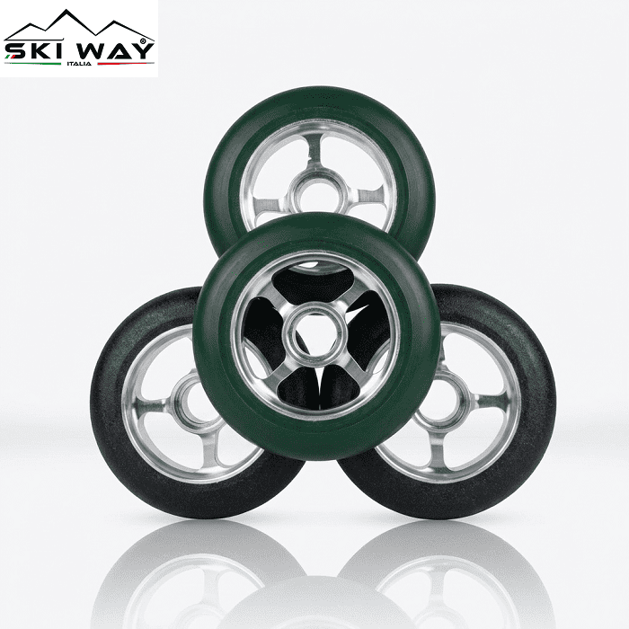 Колесо SKI WAY Black Green 90-81A Flash 530 в магазине Sport-Nordic.ru.