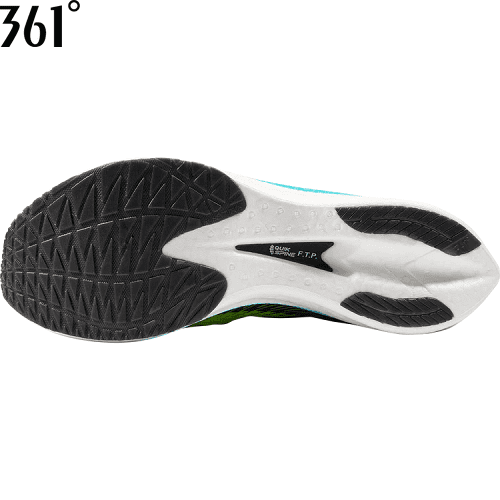 Кроссовки 361° Flame ST Lime Blue Man в магазине Sport-Nordic.ru.
