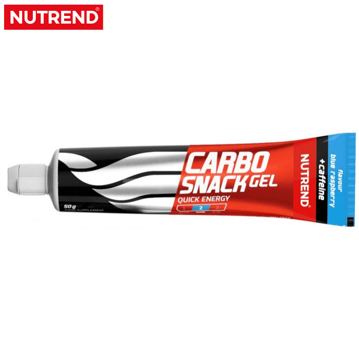 Гель NUTREND Carbosnack Caffeine (голубая малина) 50g в магазине Sport-Nordic.ru.