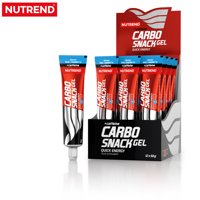 Гель NUTREND Carbosnack Caffeine (голубая малина) 50g в магазине Sport-Nordic.ru.