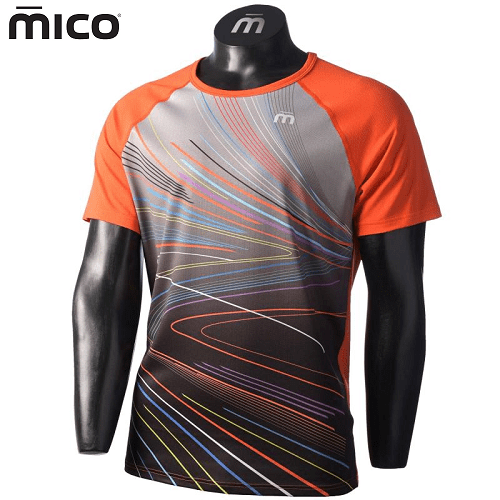 Футболка MICO Extra Dry Run Mix Orange Man