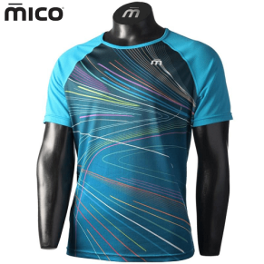Футболка MICO Extra Dry Run Mix Turquoise Man